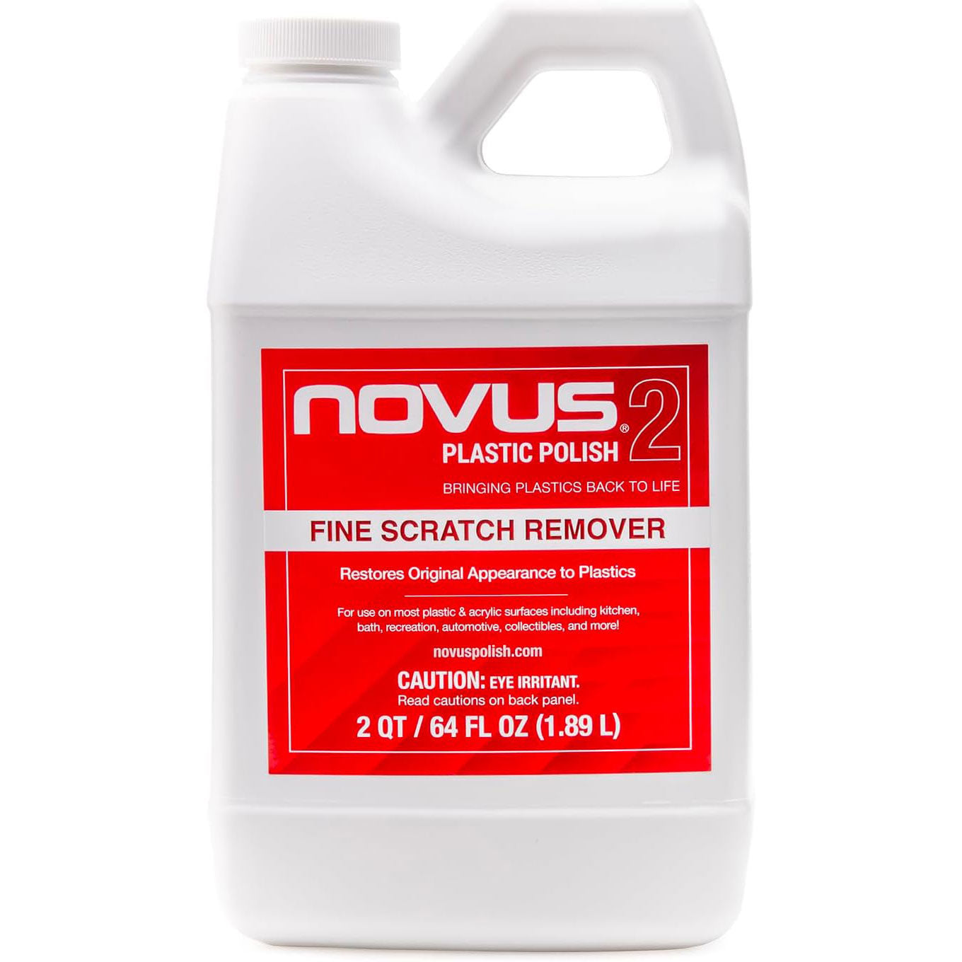 NOVUS Plastic Polish No. 2 – Fine Scratch Remover – 1.89 L