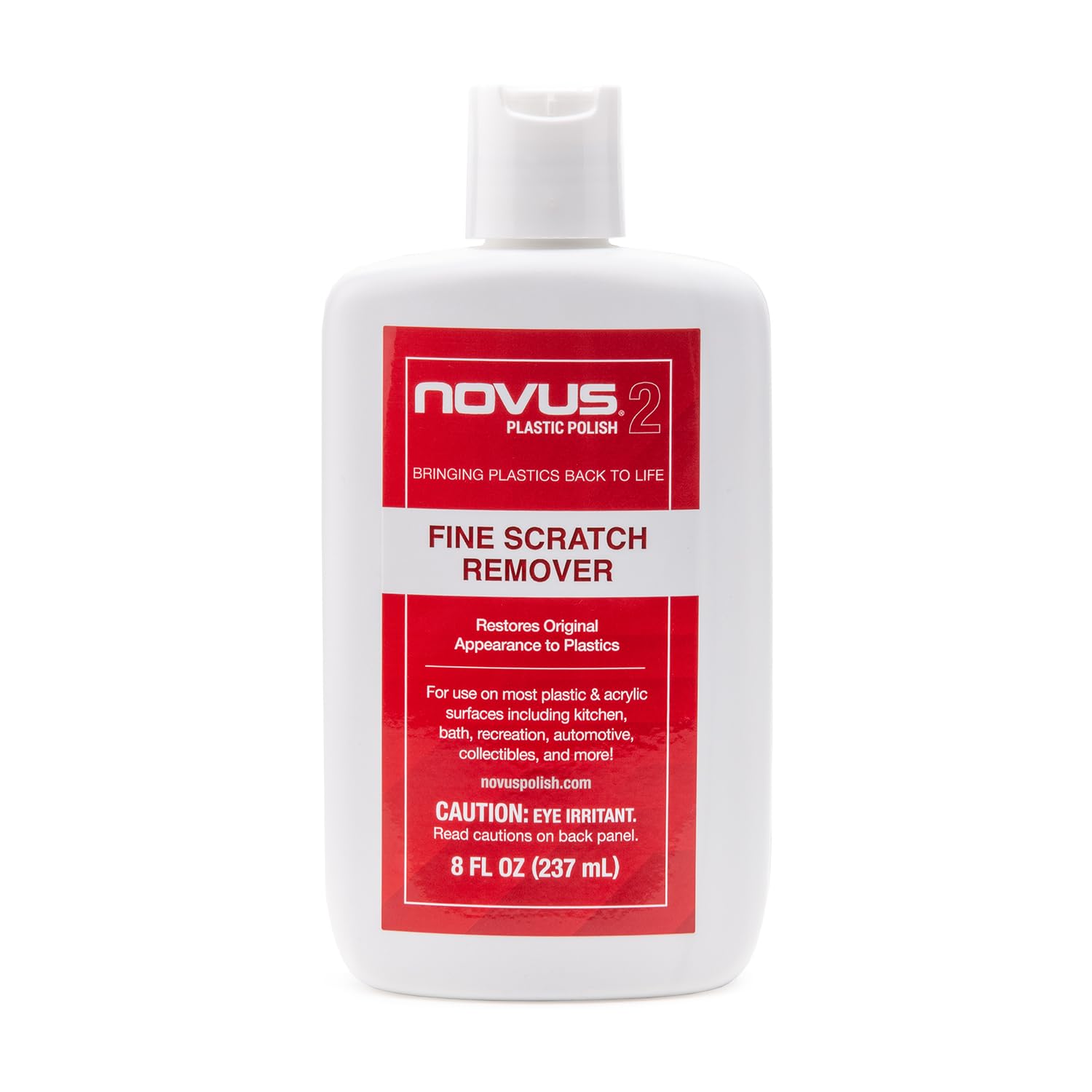 NOVUS Plastic Polish No. 2 – Fine Scratch Remover – 237 ml